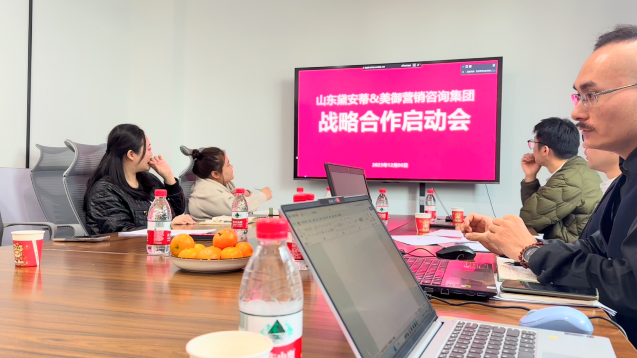 美御品牌战略咨询与黛安蒂年度战略启动会顺